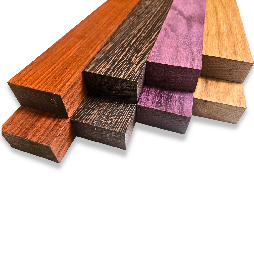 Exotic Hardwood Hobby Pack - 3 Sizes