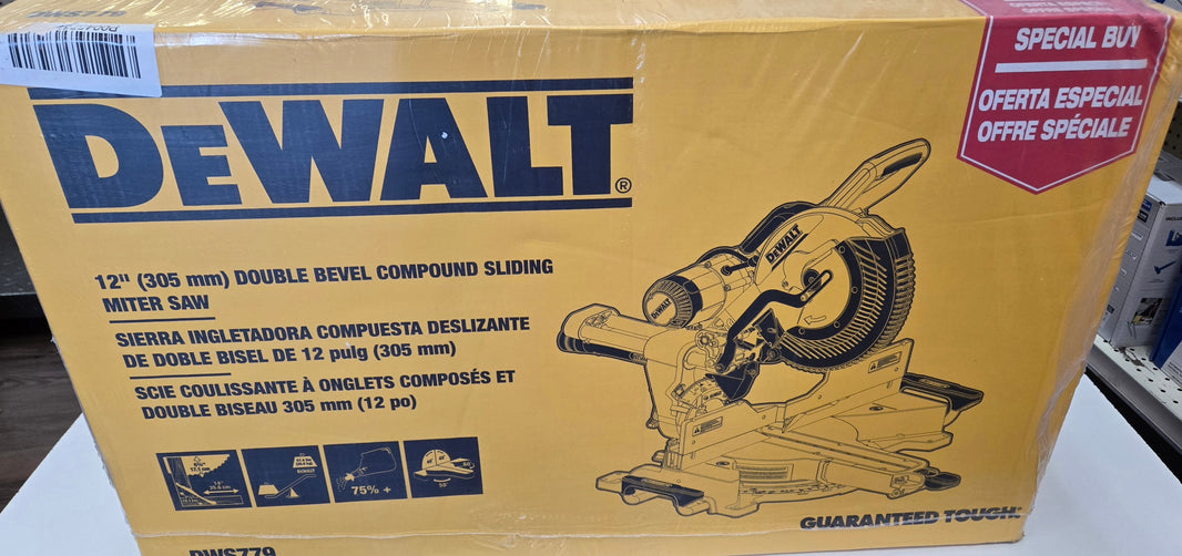 12 inch DeWalt Double Bevel Miter Saw