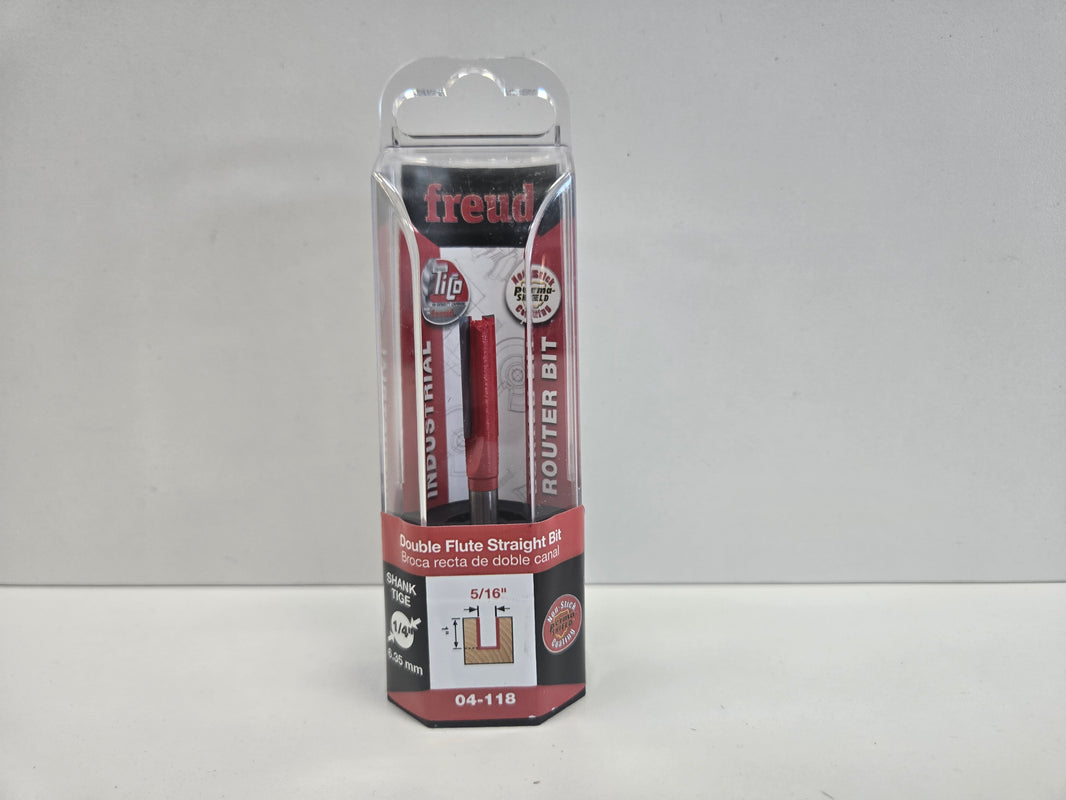 Freud Router Bit - Double Flute Straight Bit 5.16 inch