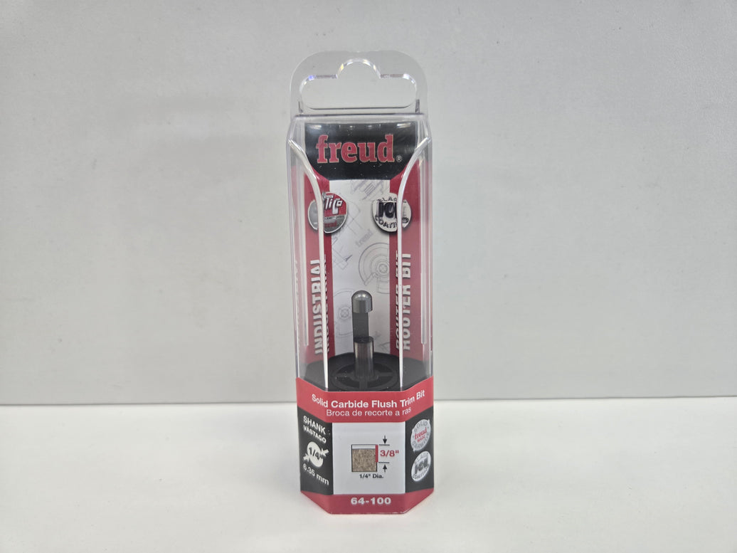 Solid Carbide Flush Trim Bit 3.8th inch