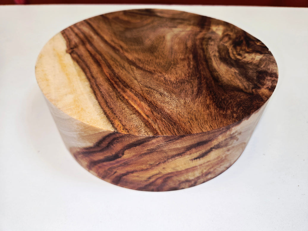 Indian Rosewood Bowl Blank - Size: 9" x 3" Buy 2 Get Free Shipping
