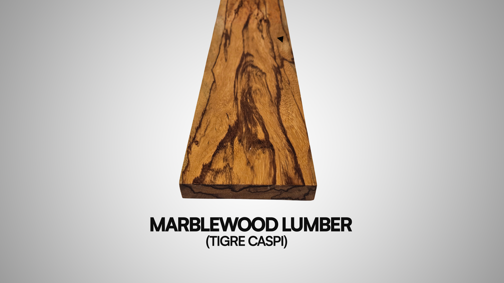 Marblewood Lumber (Tigre Caspi) | Exotic Hardwood Boards - Set of 2 Boards