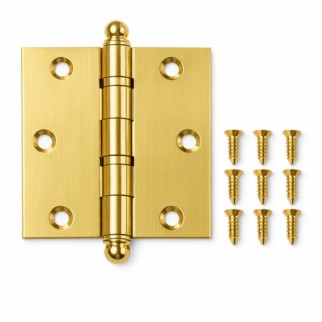 Door Hinge 4in Brass