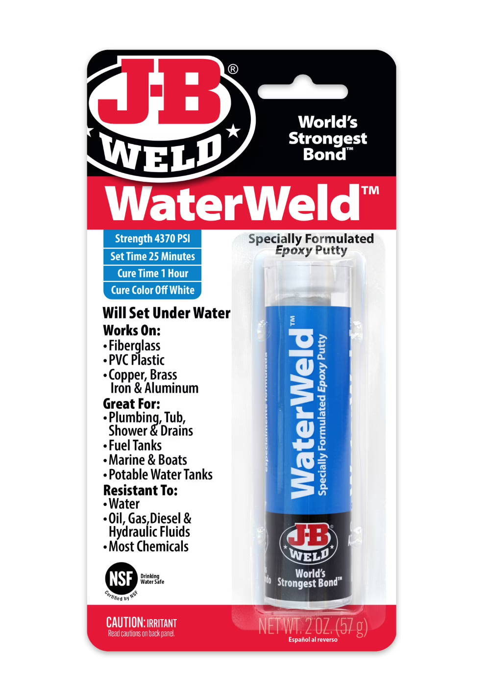 JB Weld WaterWeld Stick