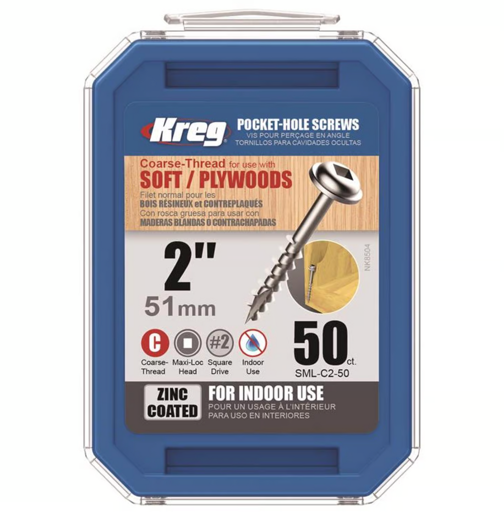 Kreg Pocket Screws 2in 50ct