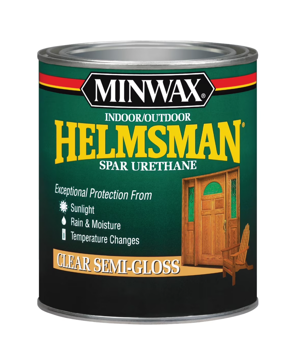 Minwax Helmsman Clear Semi-Gloss Spar Urethane Quart
