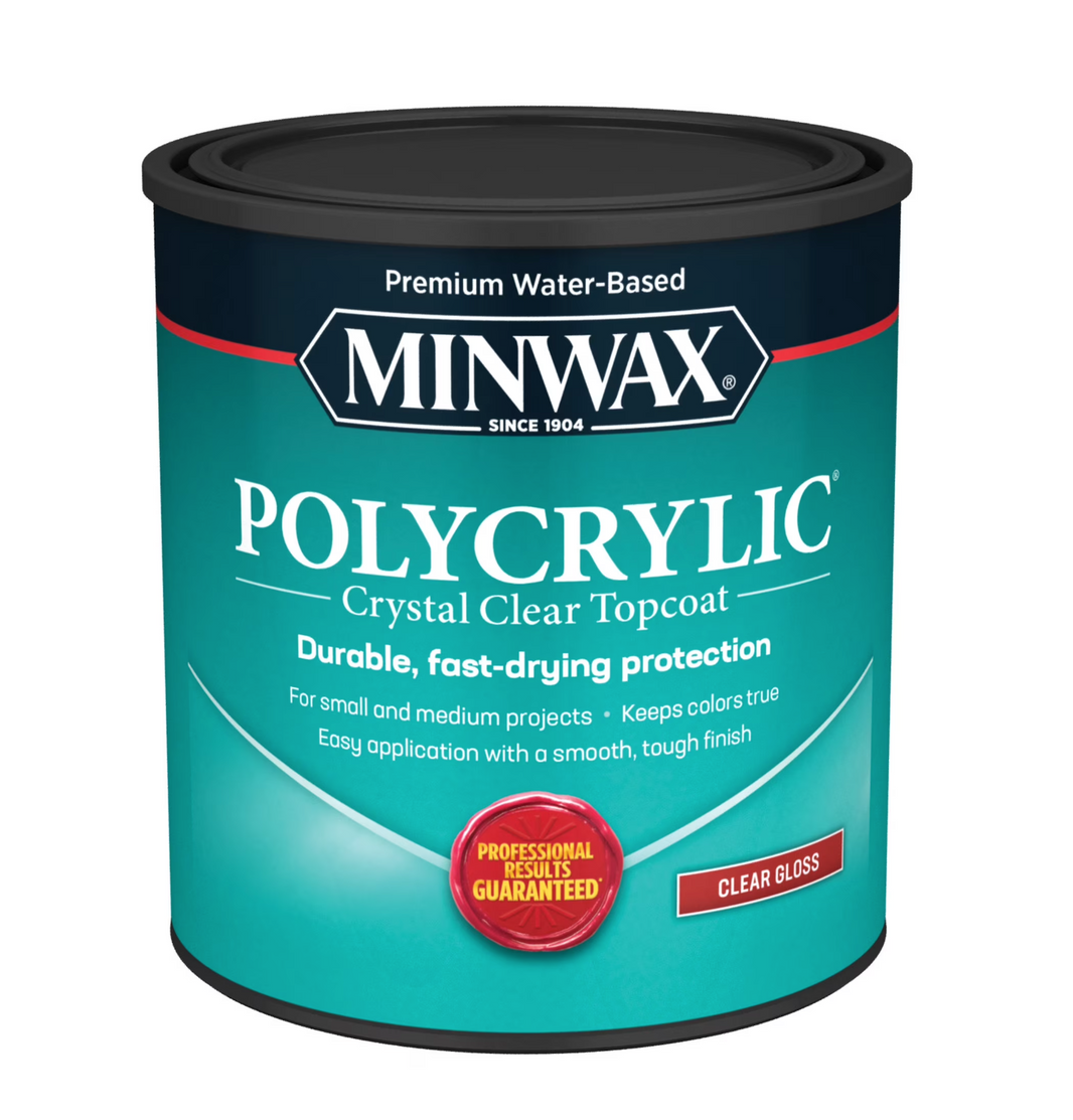 Minwax Polycrylic Clear Gloss Quart