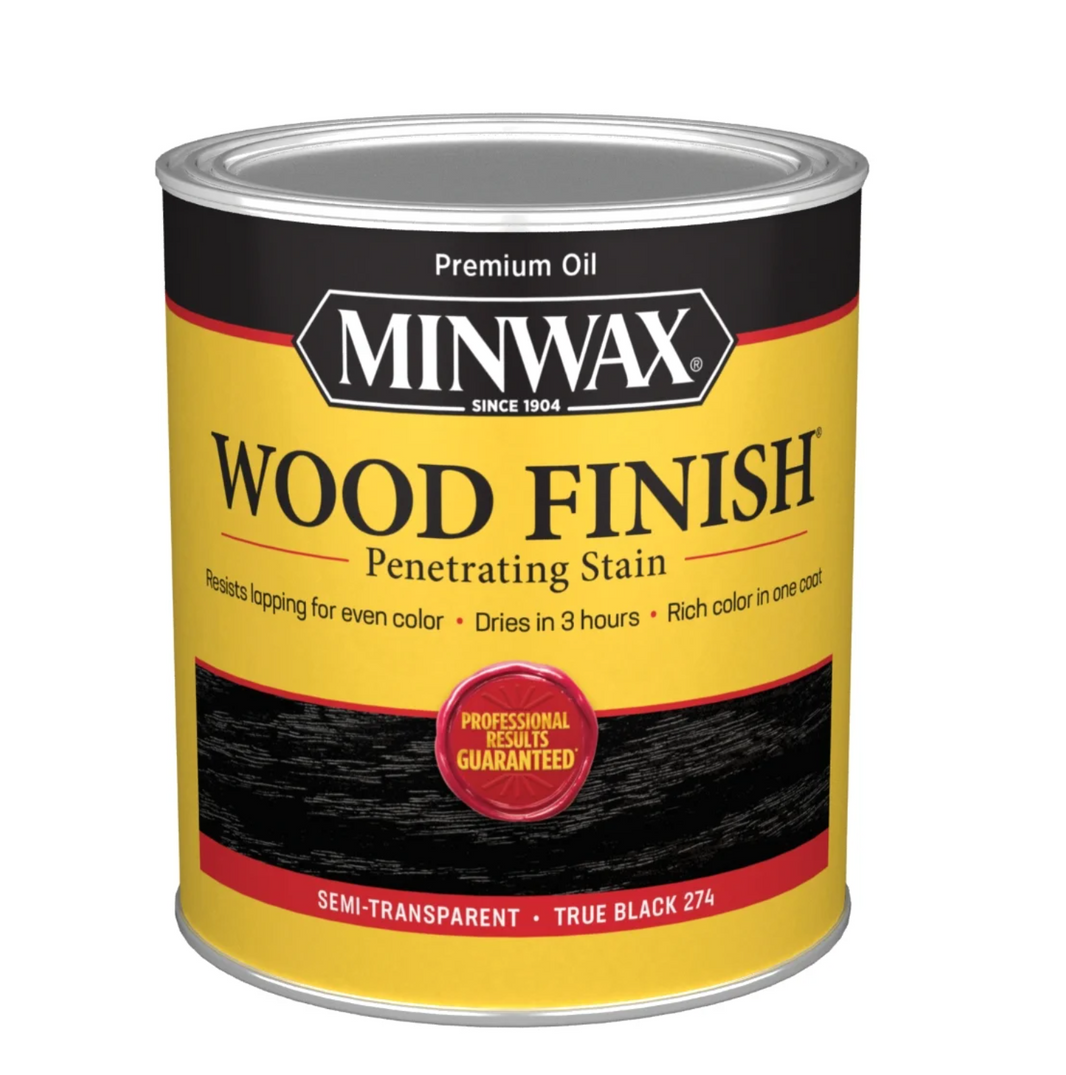 Minwax Wood Finish True Black Quart