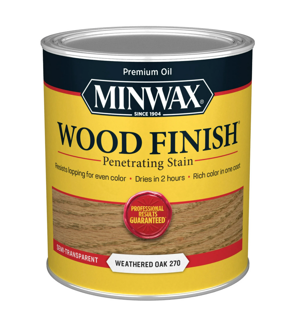 Minwax Wood Finish Weathered Oak Quart