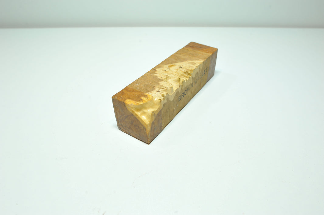 Brown Mallee Burl Blank 1.5x1.5x6