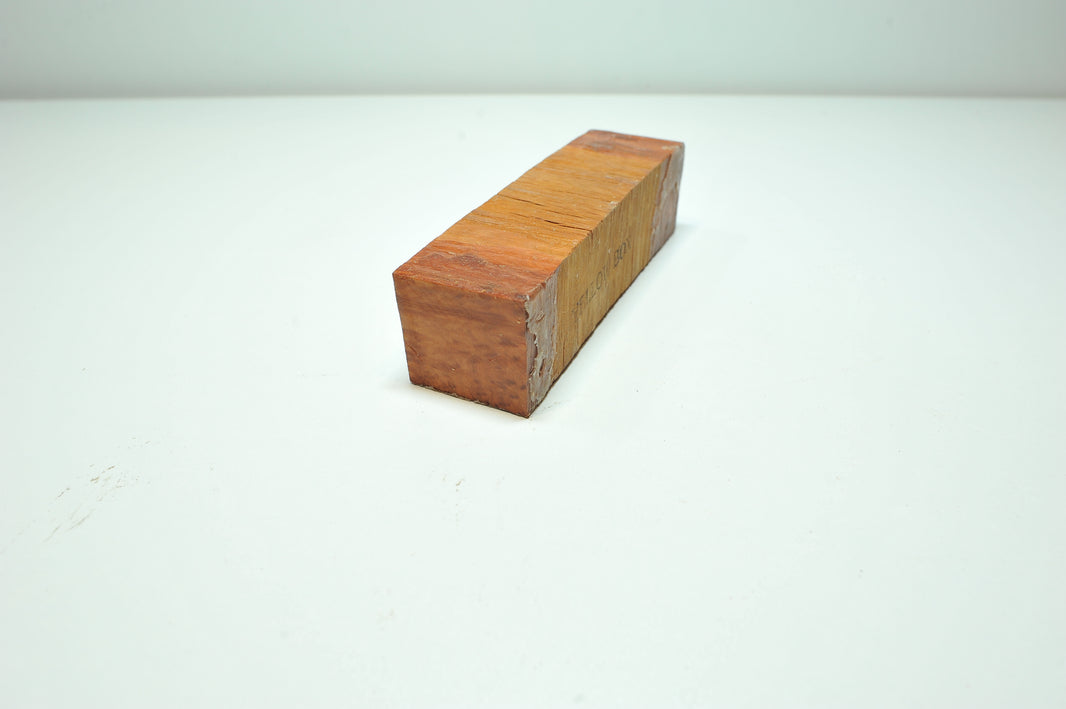Yellow Box Burl Blanks 1.5x1.5x6