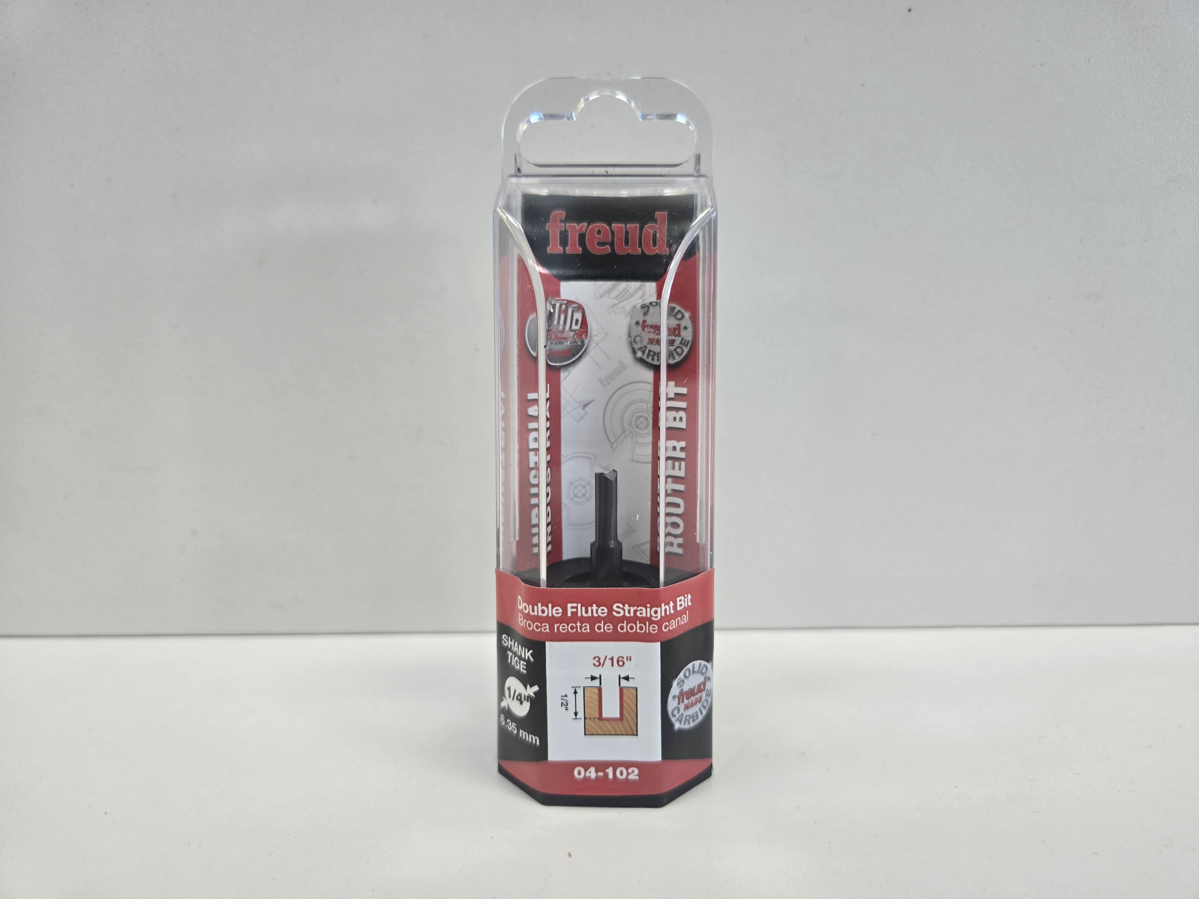 Freud Router Bit - Double Flute Staraight Bit