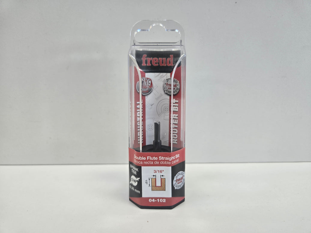 Freud Router Bit - Double Flute Staraight Bit