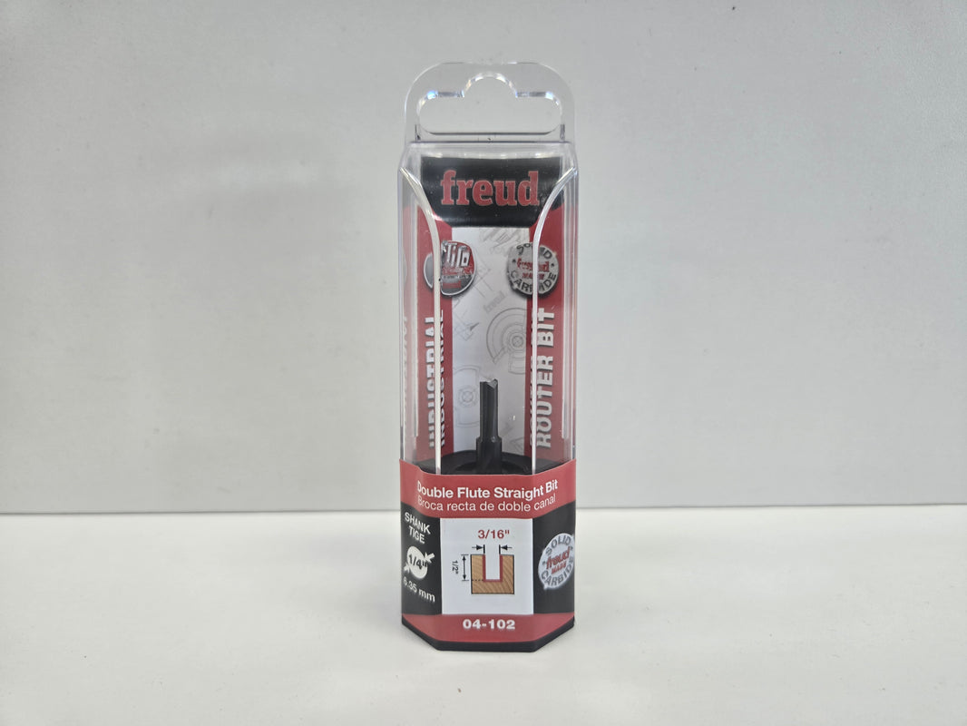 Freud Router Bit - Double Flute Staraight Bit