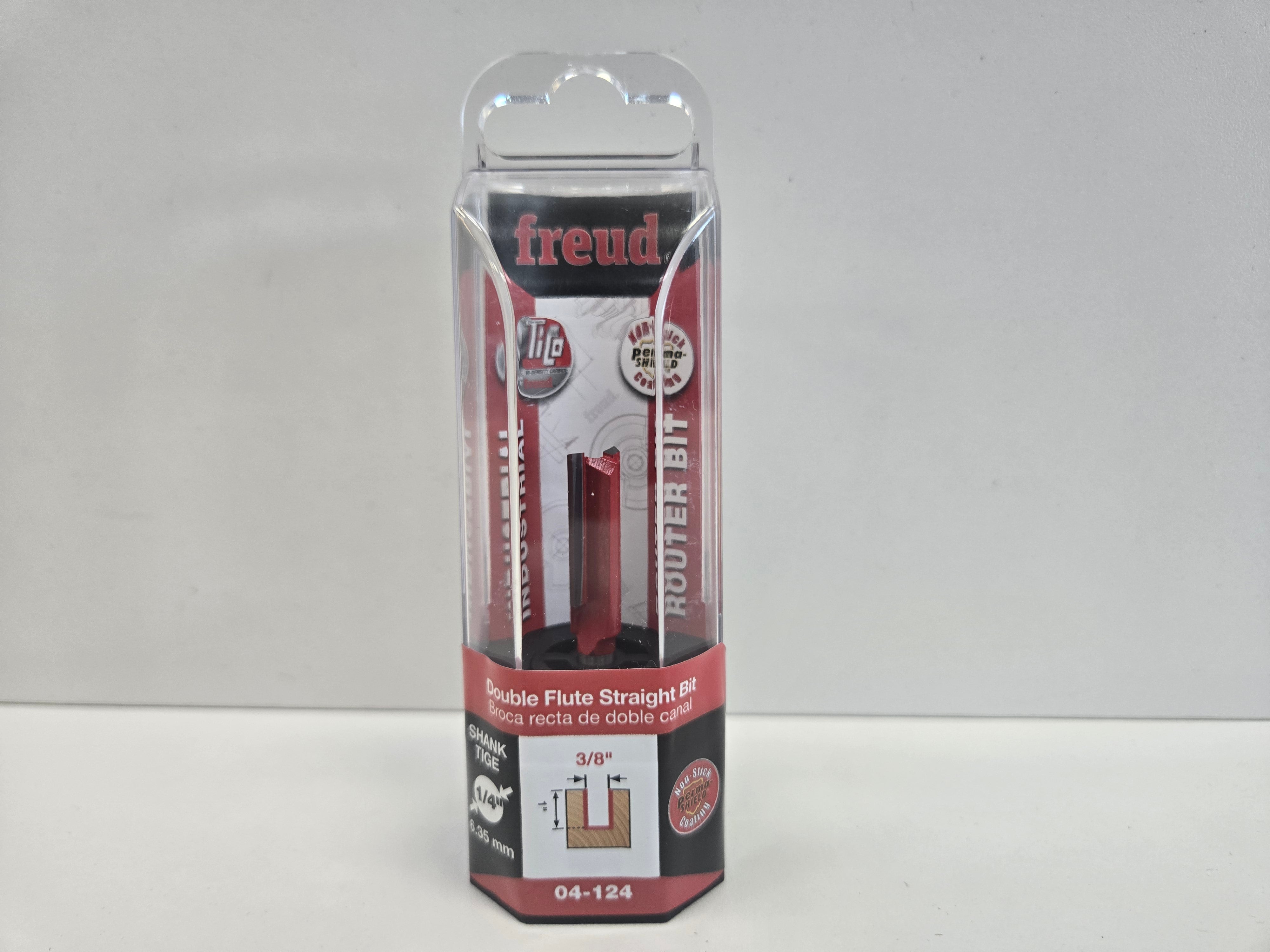 Freud Router Bit - Double Flute Straight Bit 3.8 inch