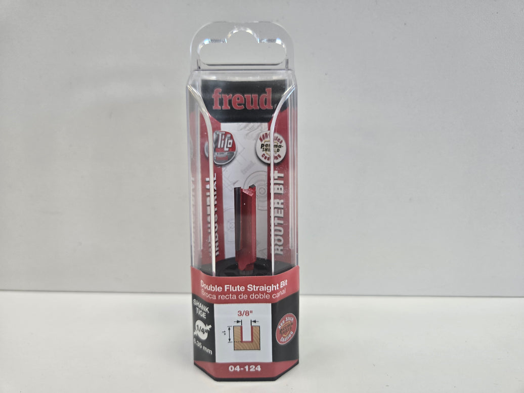 Freud Router Bit - Double Flute Straight Bit 3.8 inch