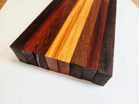 Exotic Hardwood Lumber Pack: Bloodwood, Leopardwood, Osage Orange, Walnut for Woodworking