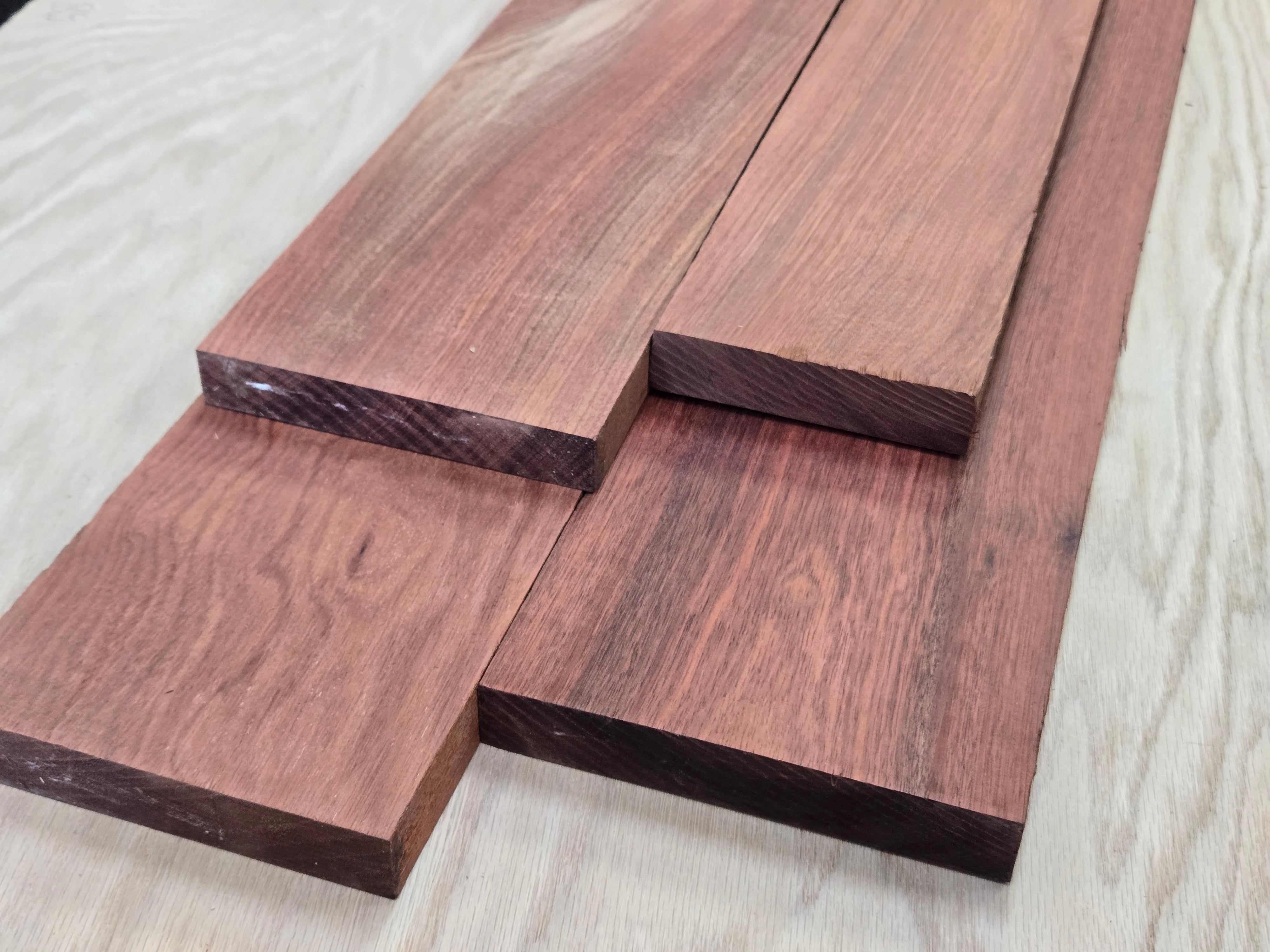 Exotic Bloodwood Lumber Board – Deep Red Hardwood for Furniture & Projects
