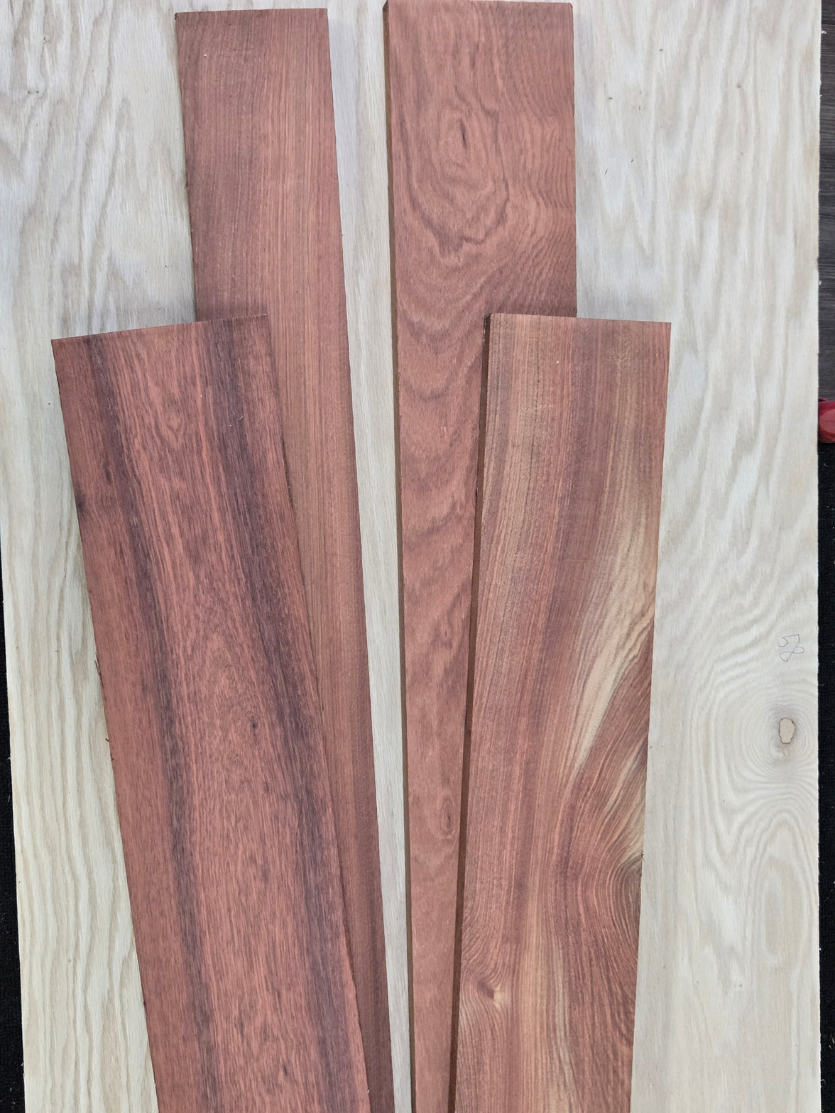 Exotic Bloodwood Lumber Board – Deep Red Hardwood for Furniture & Projects