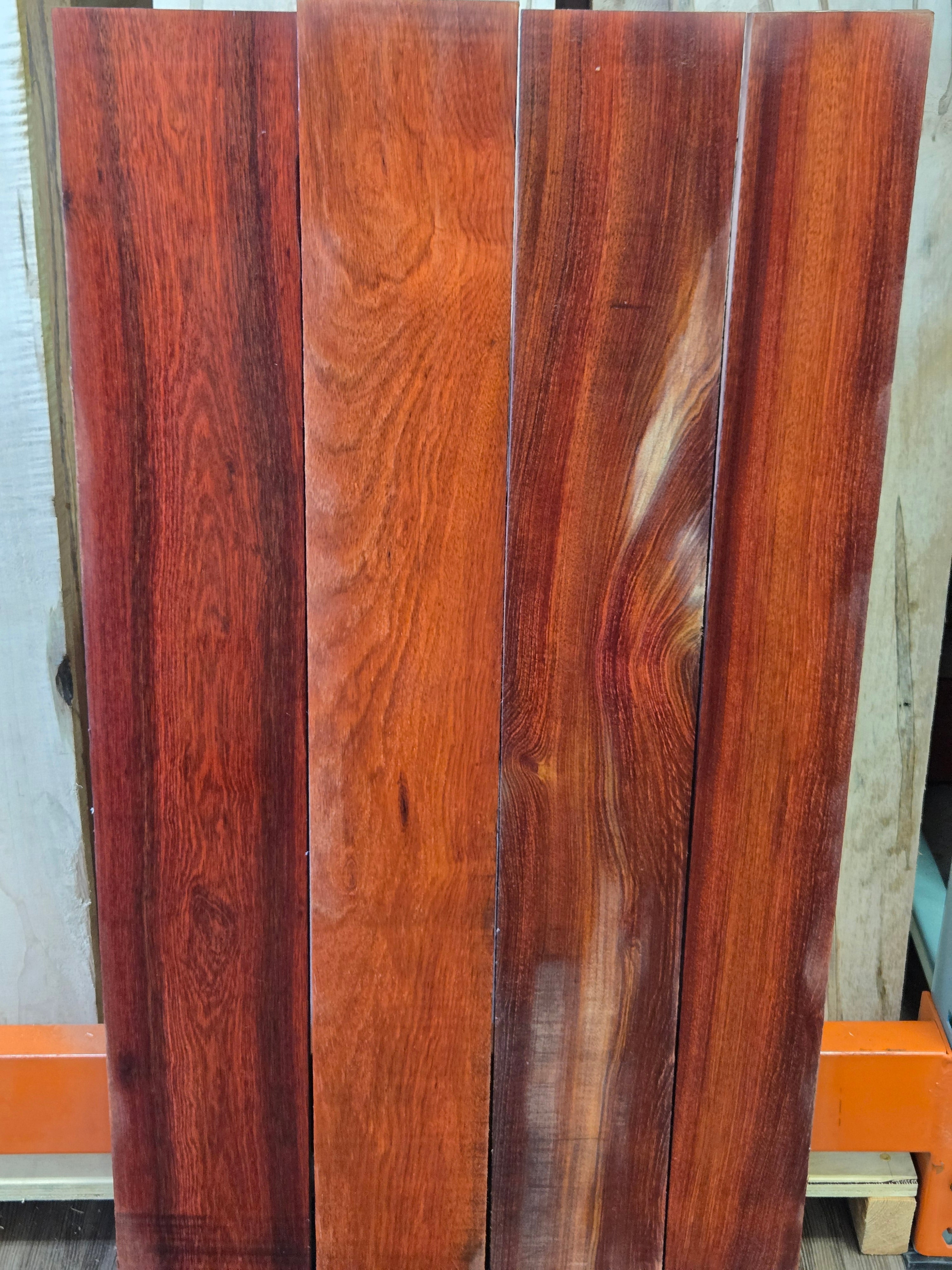 Exotic Bloodwood Lumber Board – Deep Red Hardwood for Furniture & Projects