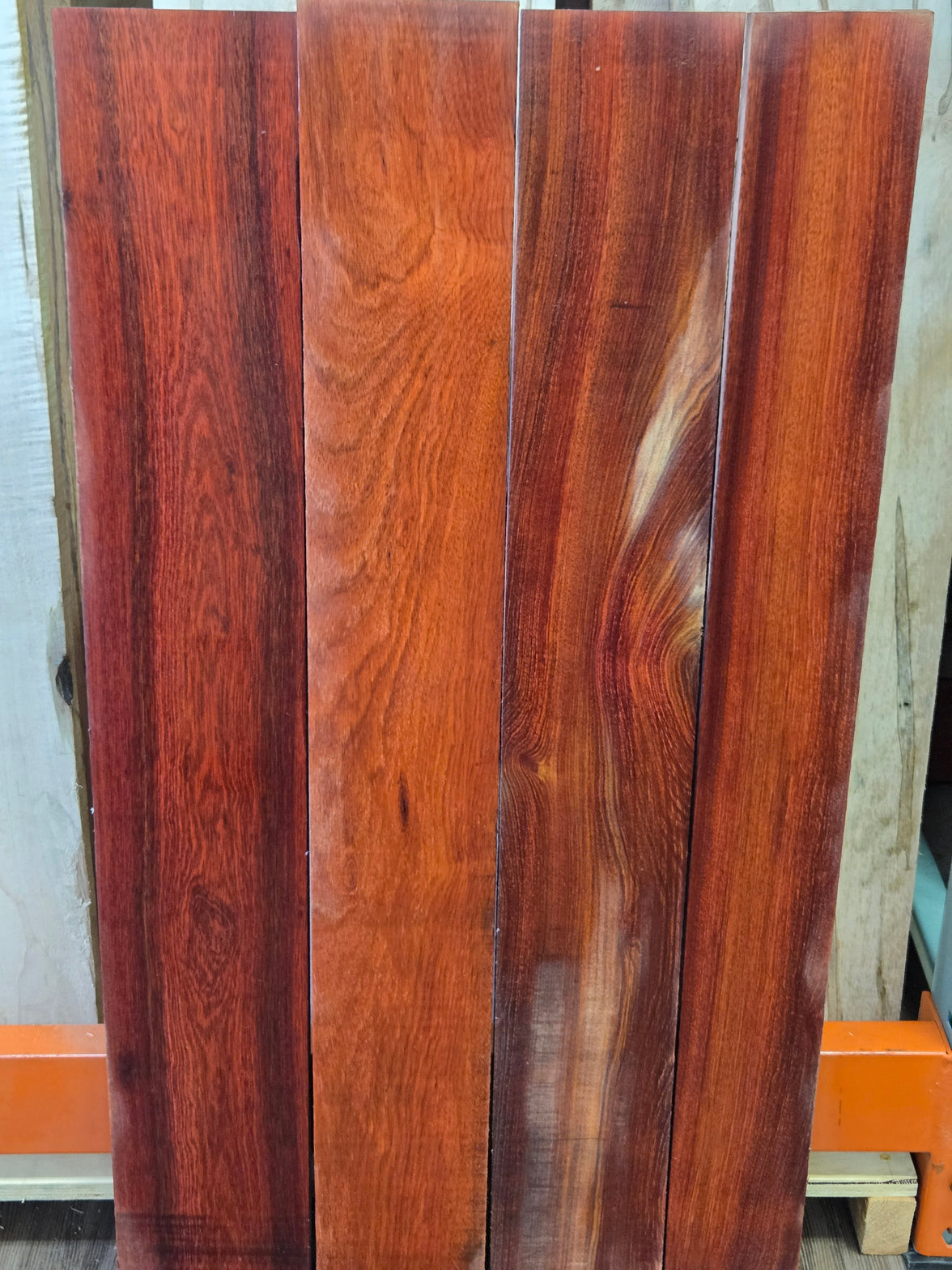 Exotic Bloodwood Lumber Board – Deep Red Hardwood for Furniture & Projects
