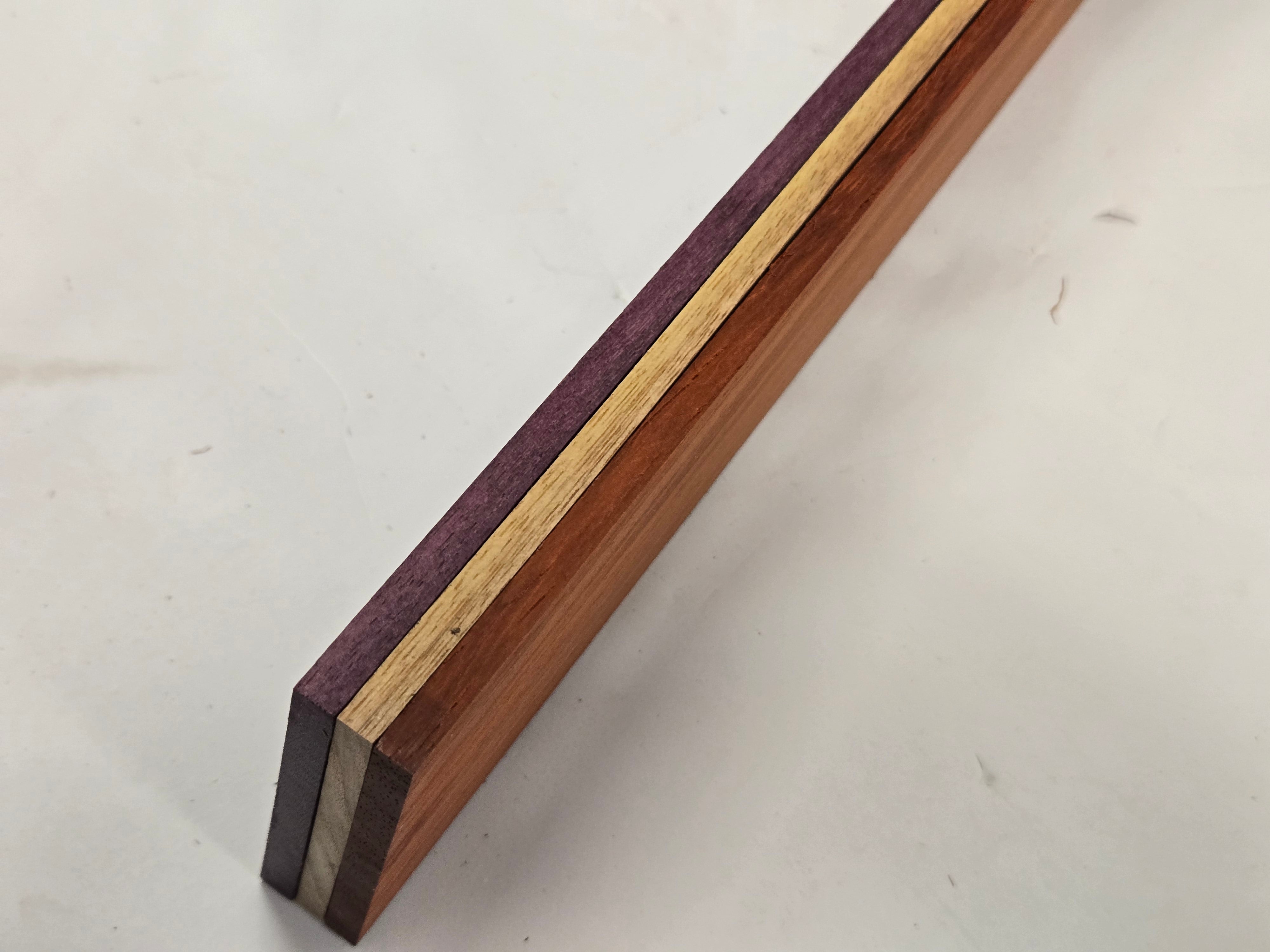 Exotic Hardwood Thin Lumber Variety Pack – Purpleheart, Padauk & Canarywood