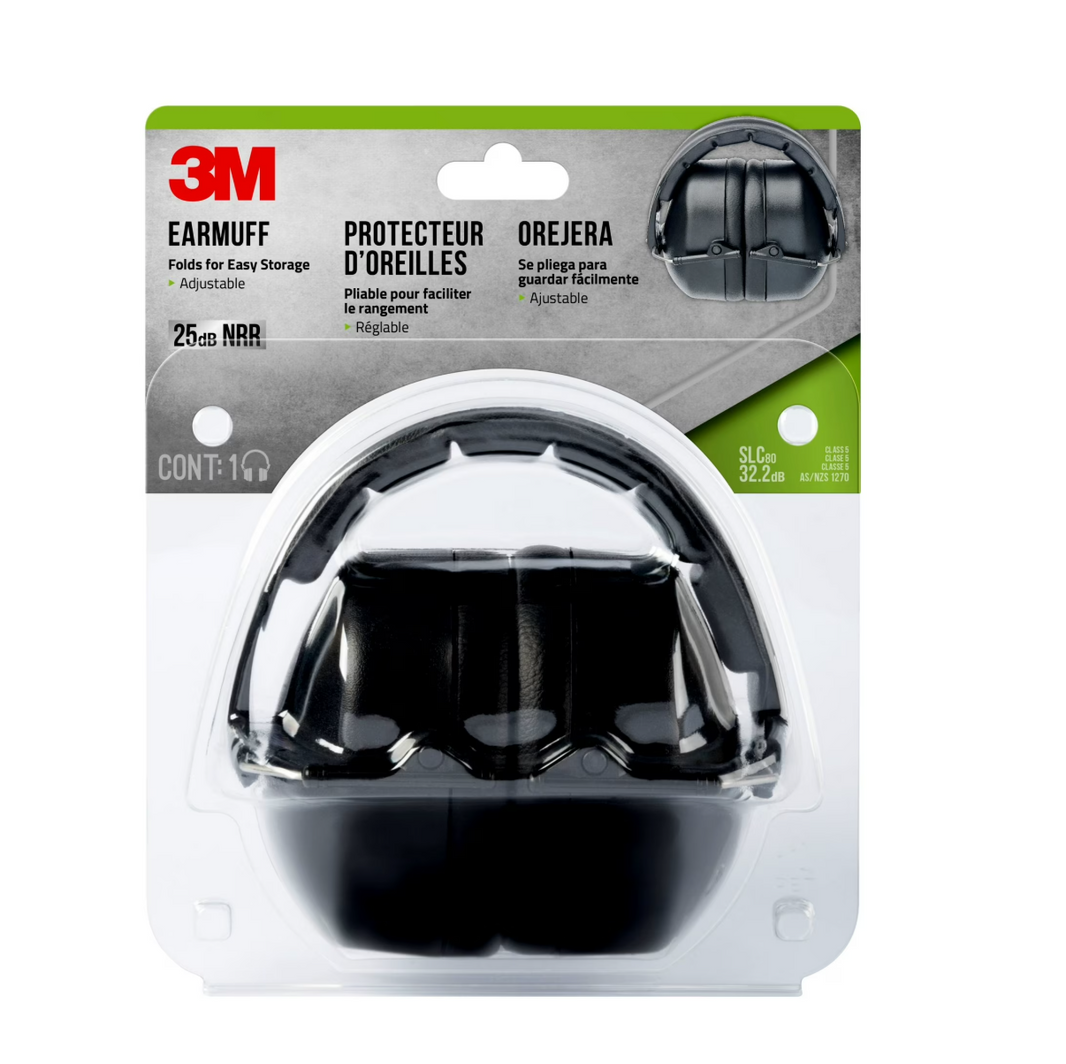 3M Folding Earmuff (25dB NRR)