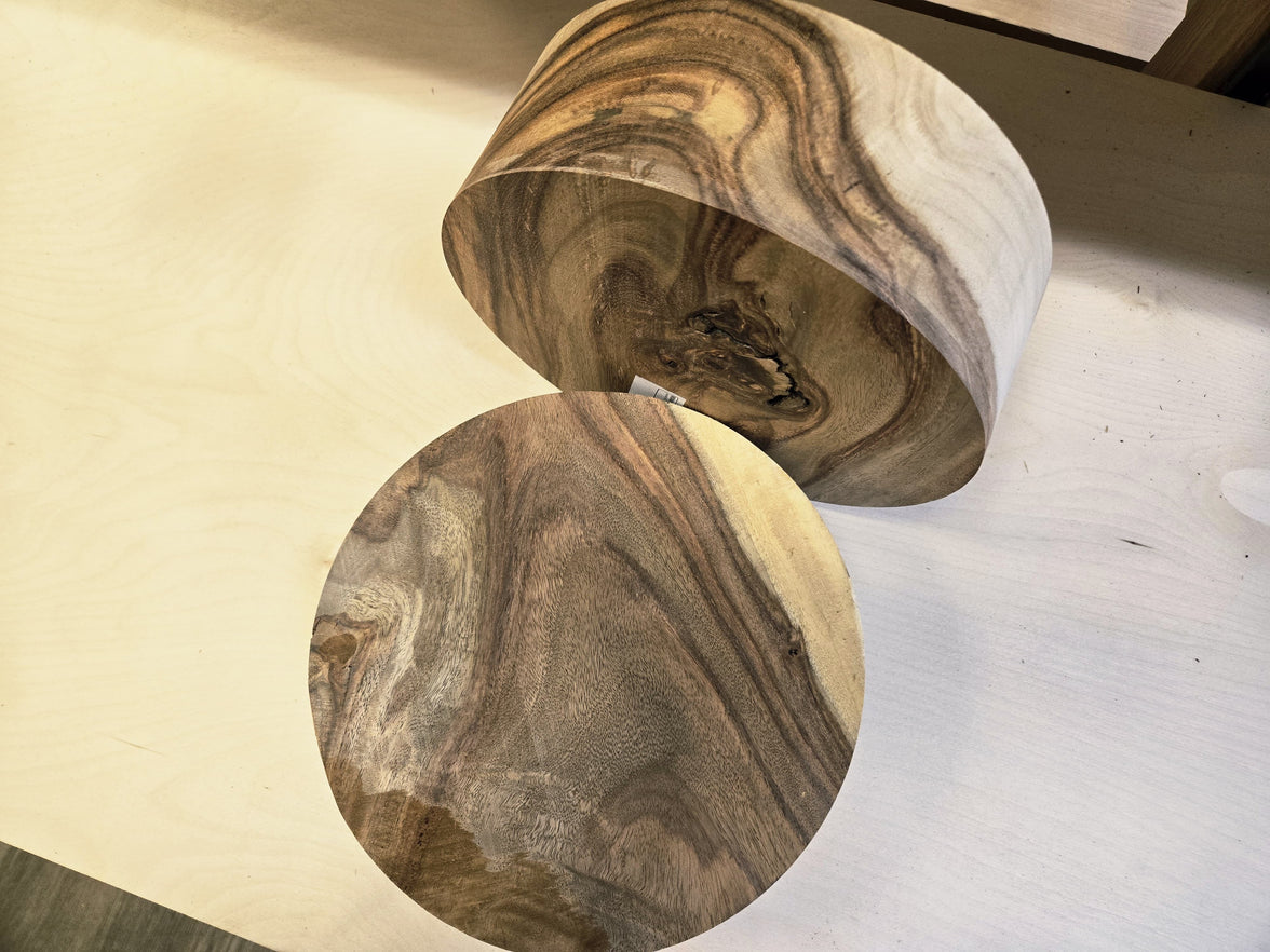Indian Rosewood Bowl Blank - Perfect CNC cut - Size: 9" x 3" (Arizona Native)