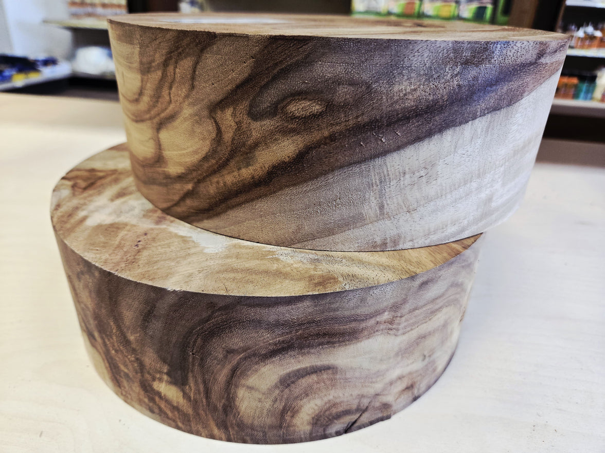 Indian Rosewood Bowl Blank - Perfect CNC cut - Size: 9" x 3" (Arizona Native)