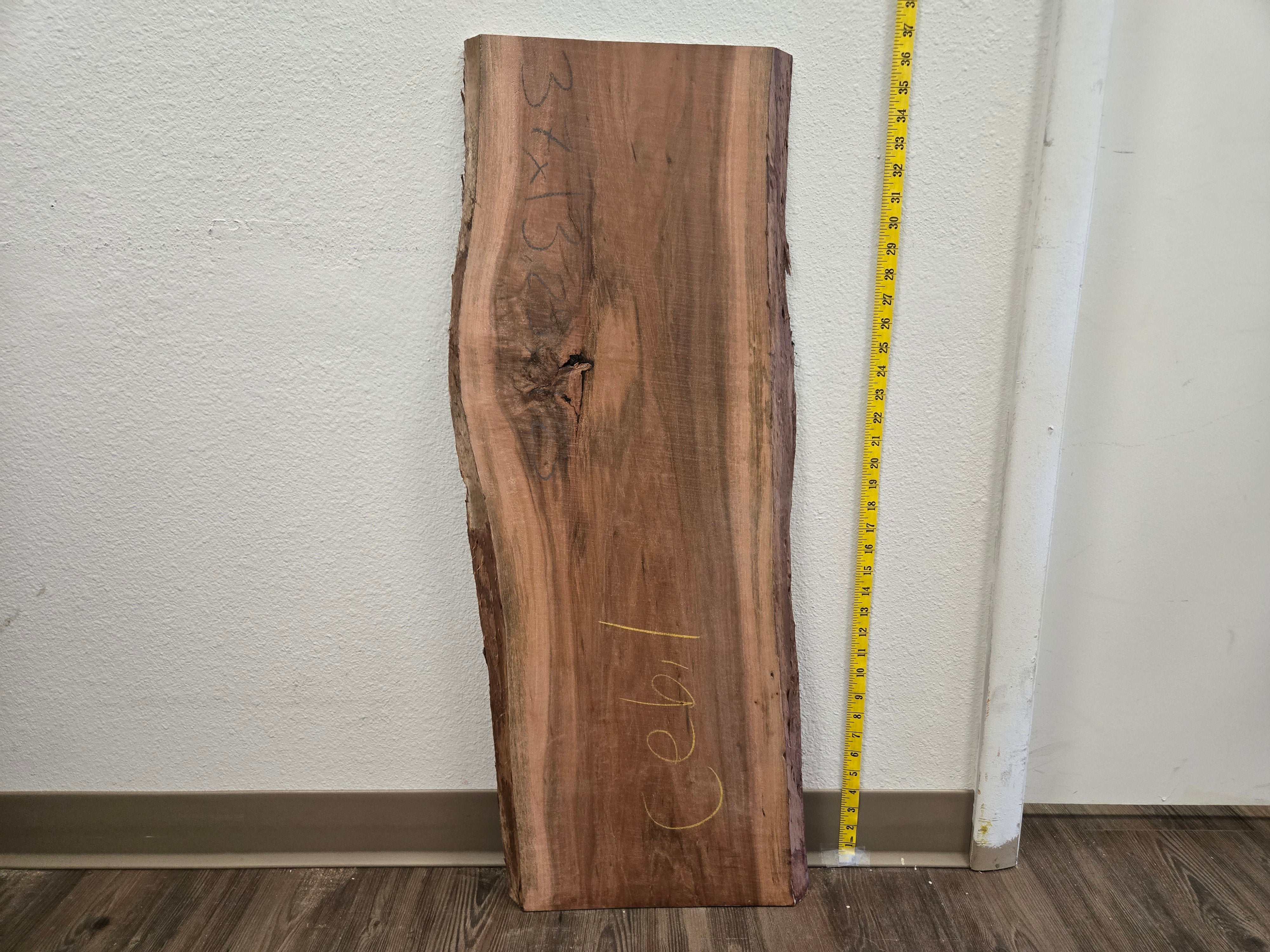 Cebil (Patagonian Rosewood) 37x14x1.25