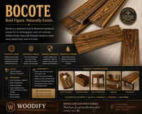 Bocote Lumber Boards