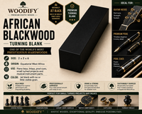 Ebony 2x2x6