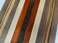 Cutting Board Set 2 - Walnut Zebrawood Padauk Wenge