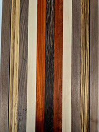 Cutting Board Set 2 - Walnut Zebrawood Padauk Wenge
