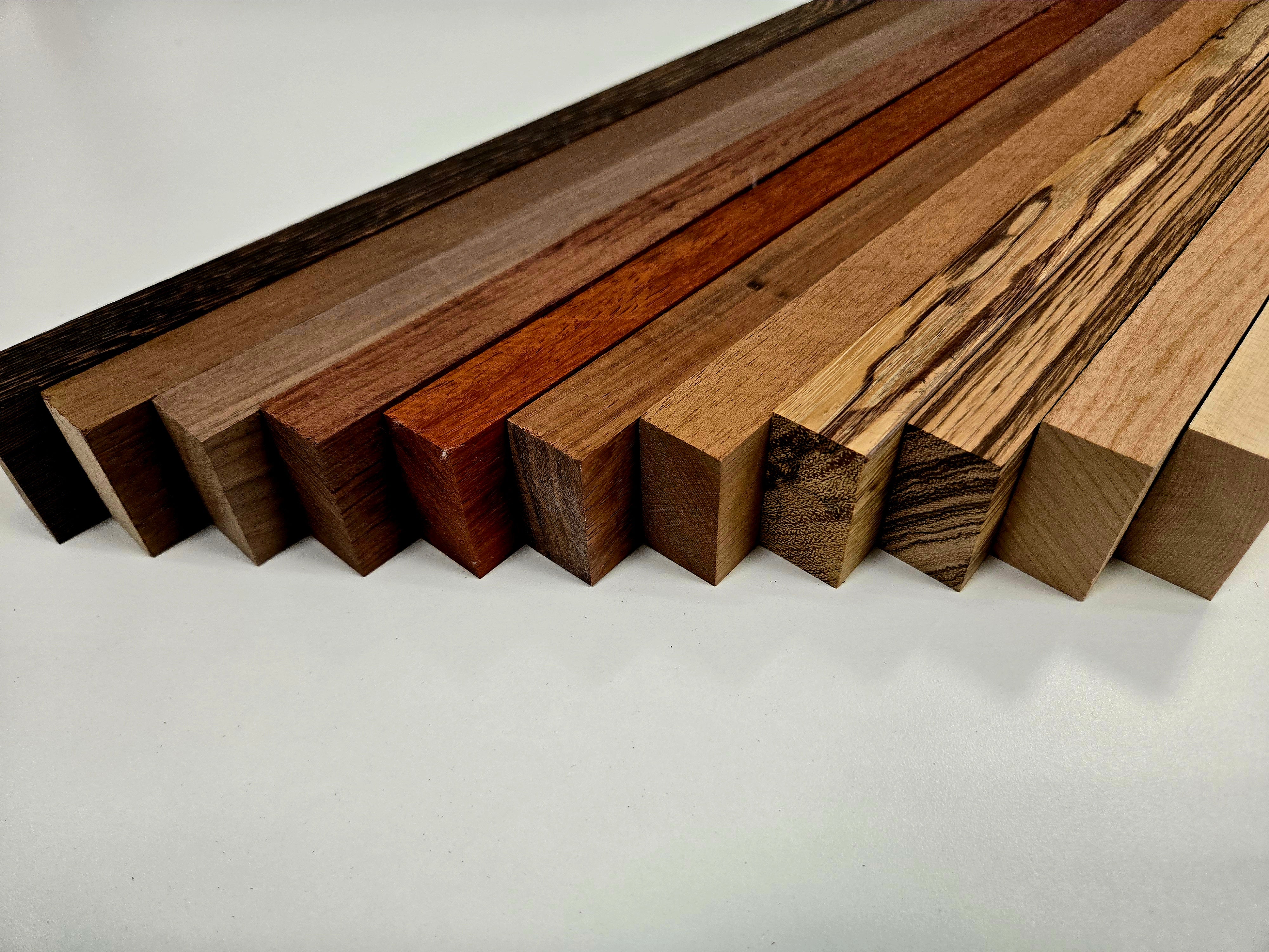 Cutting Board Set 2 - Walnut Zebrawood Padauk Wenge