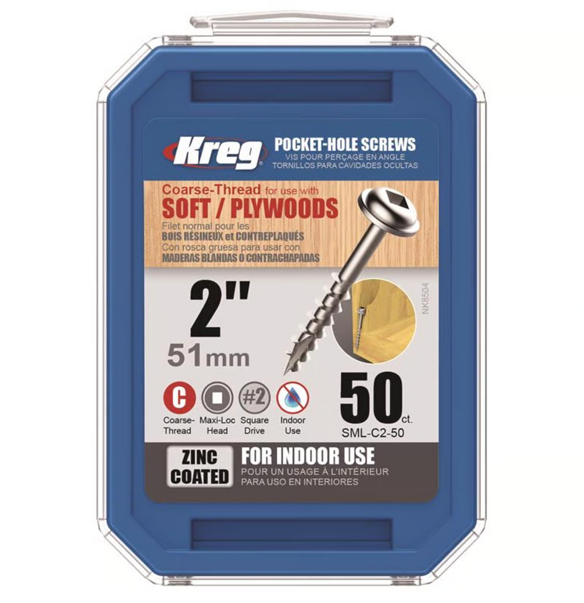Kreg Pocket Screws 2in 50ct