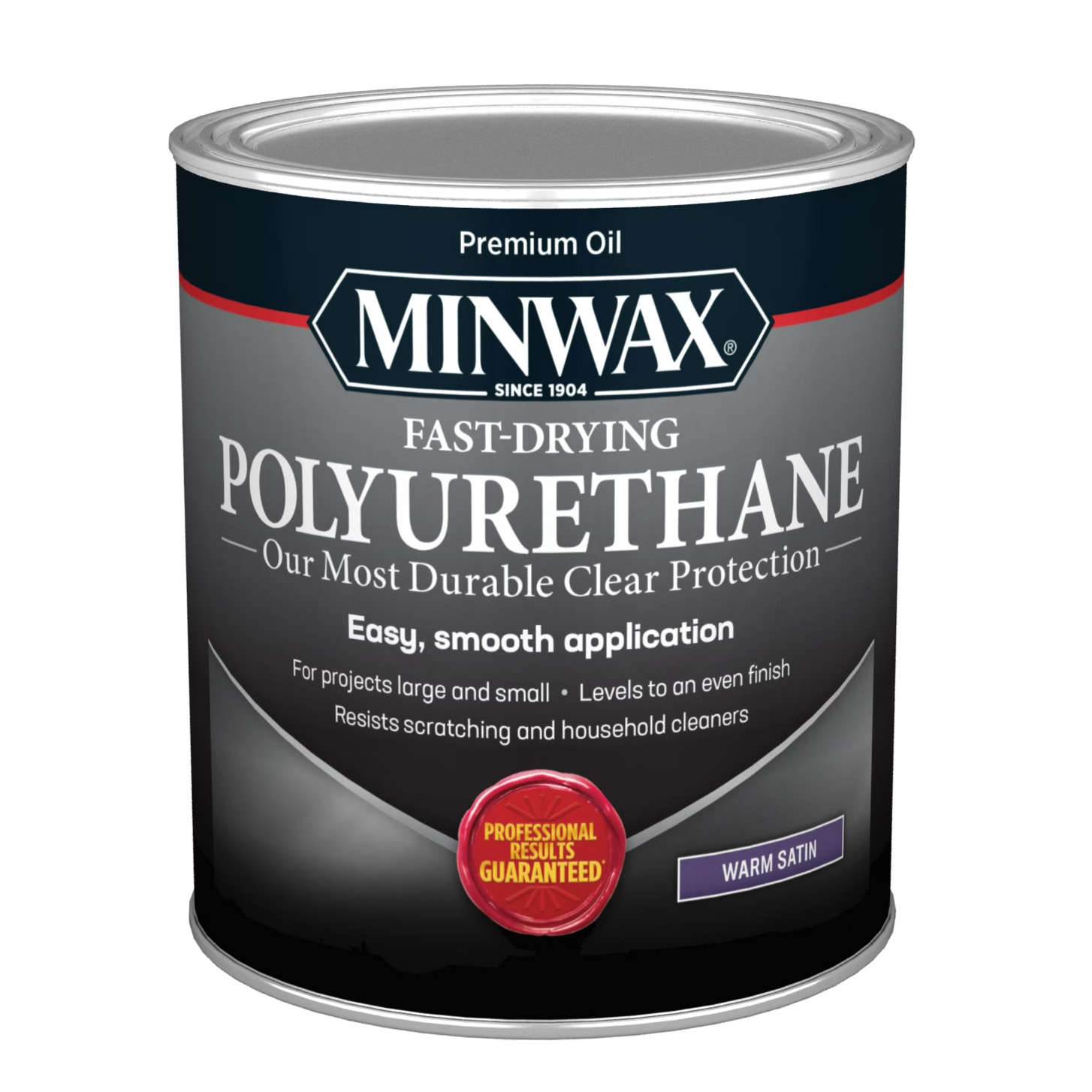 Minwax One Coat Polyurethane Clear Satin Quart