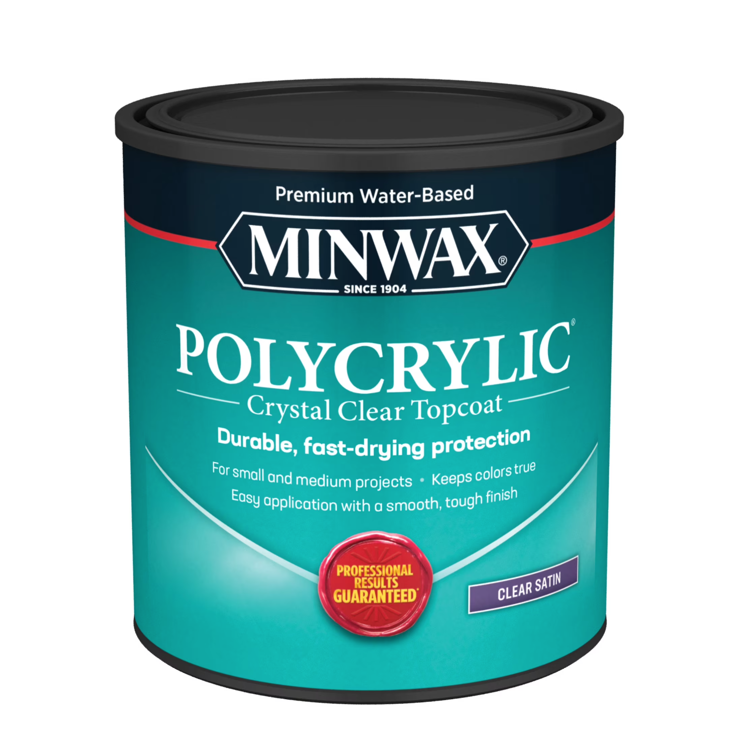 Minwax Polycrylic Clear Satin Quart
