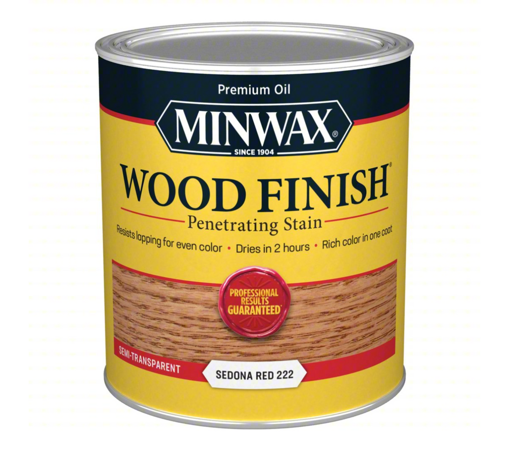 Minwax Wood Finish Sedona Red Quart