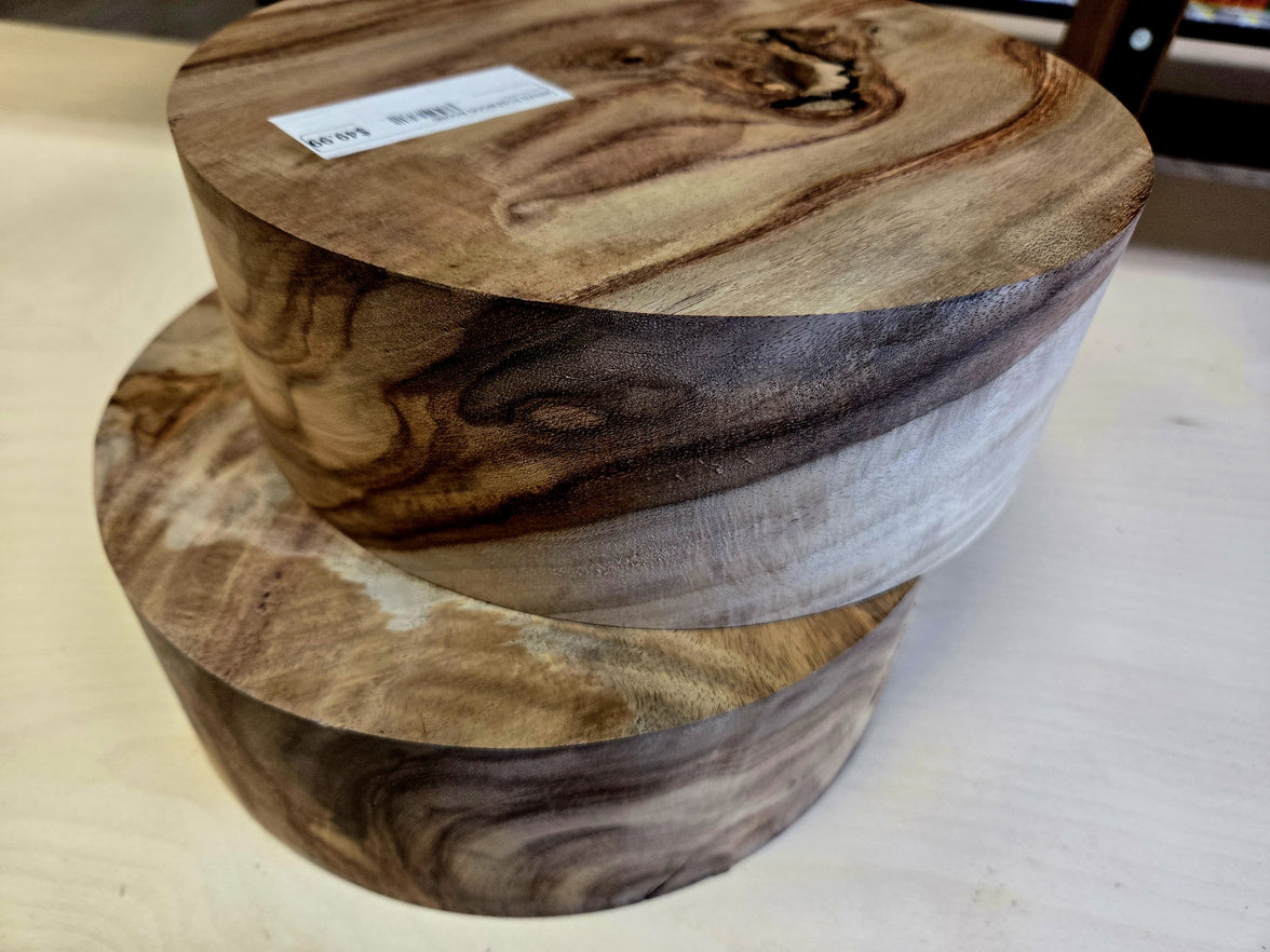 Indian Rosewood Bowl Blank - Perfect CNC cut - Size: 9" x 3" (Arizona Native)