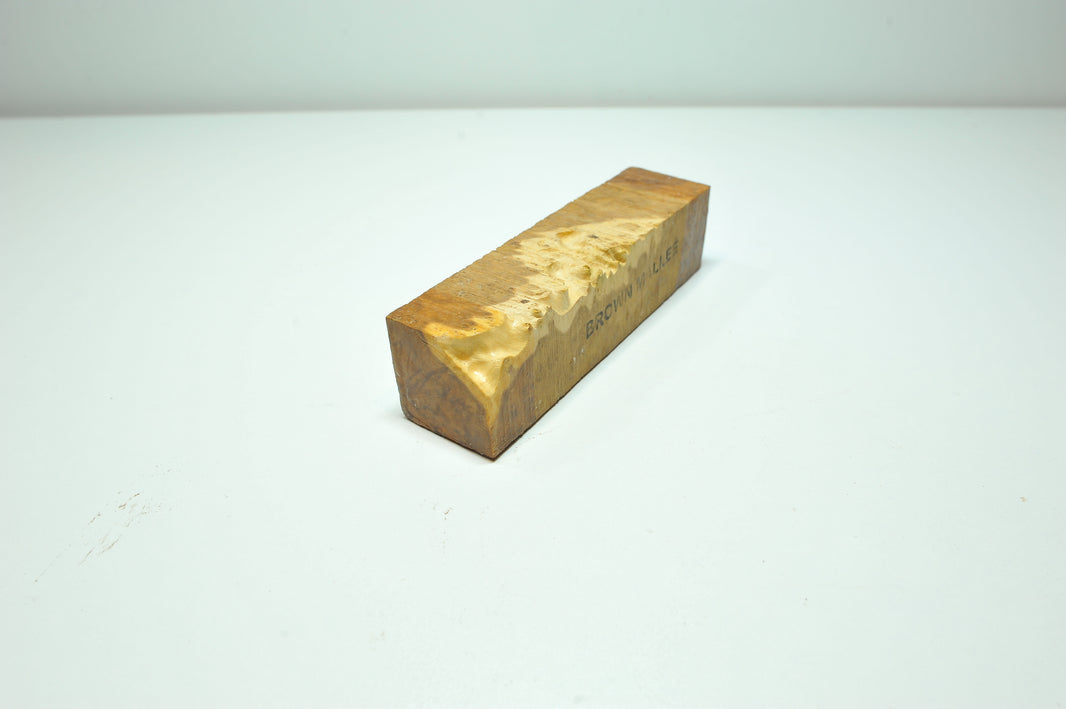 Brown Mallee Burl Blank 1.5x1.5x6