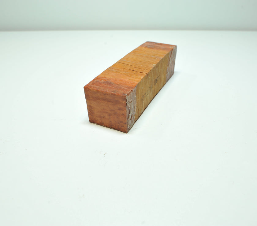 Yellow Box Burl Blanks 1.5x1.5x6