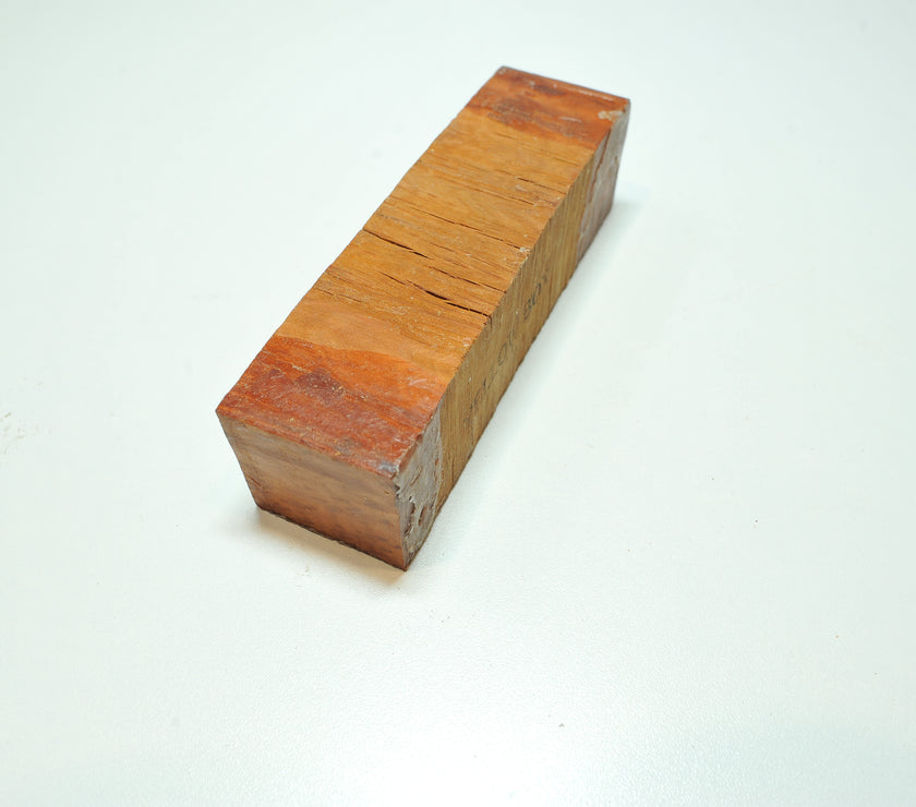 Yellow Box Burl Blanks 1.5x1.5x6