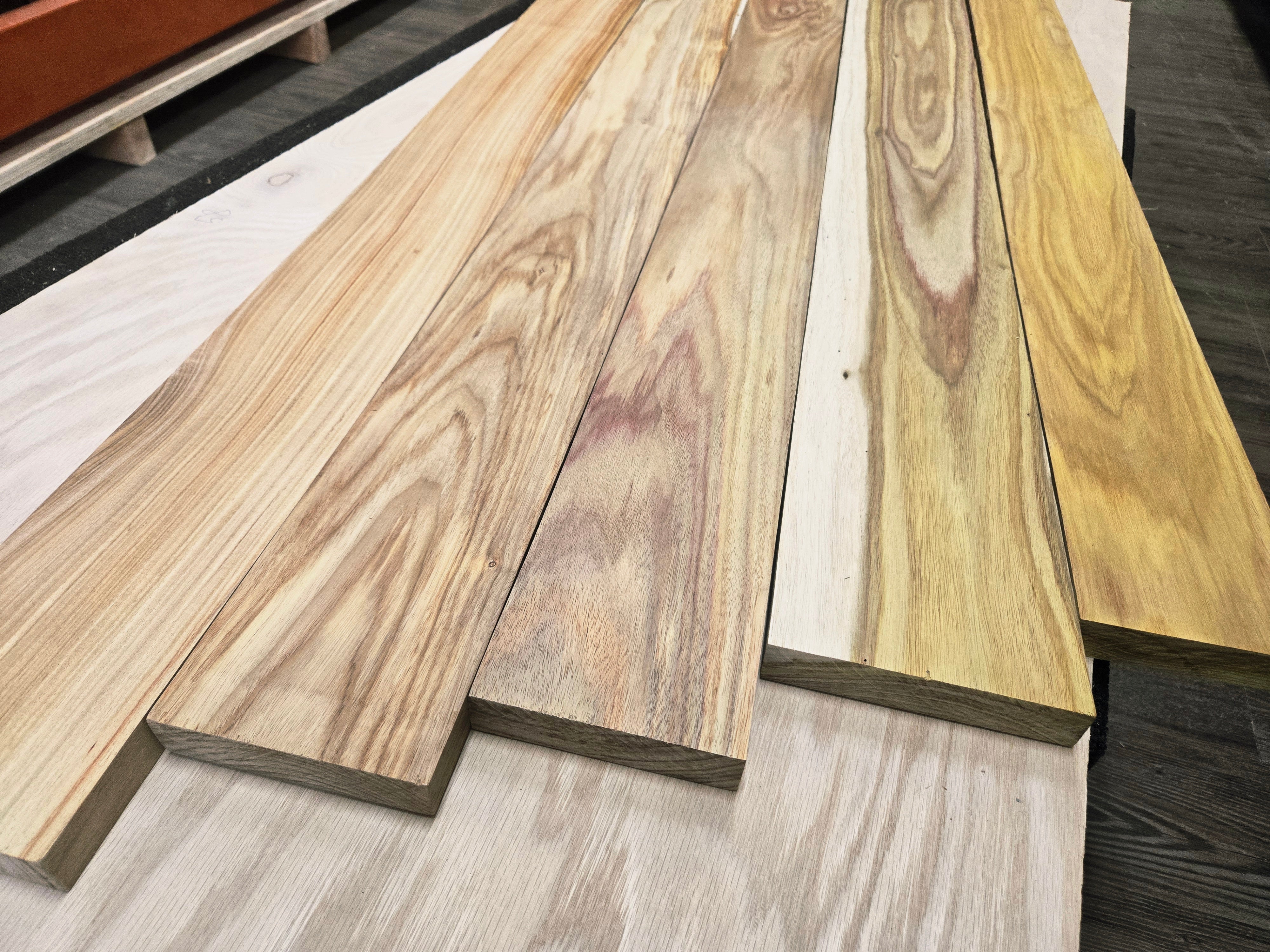 Canarywood 1" Thickness (4/4) and 2" Thickness (8/4)