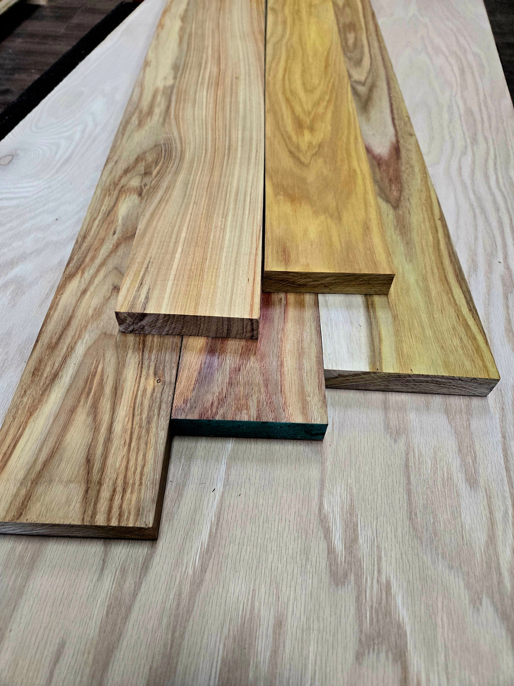 Canarywood 1" Thickness (4/4) and 2" Thickness (8/4)